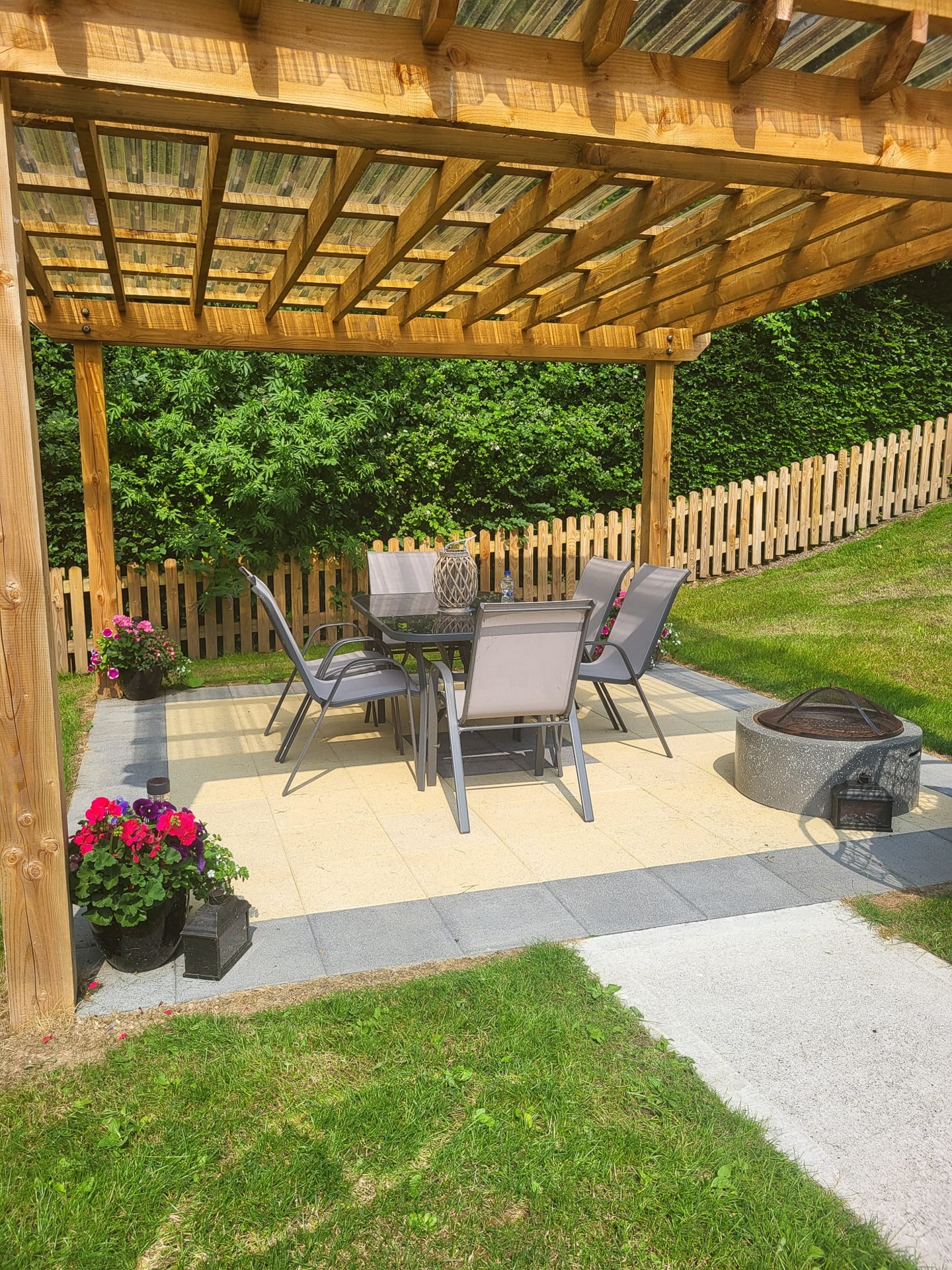 Bespoke Pergolia designed and installed
